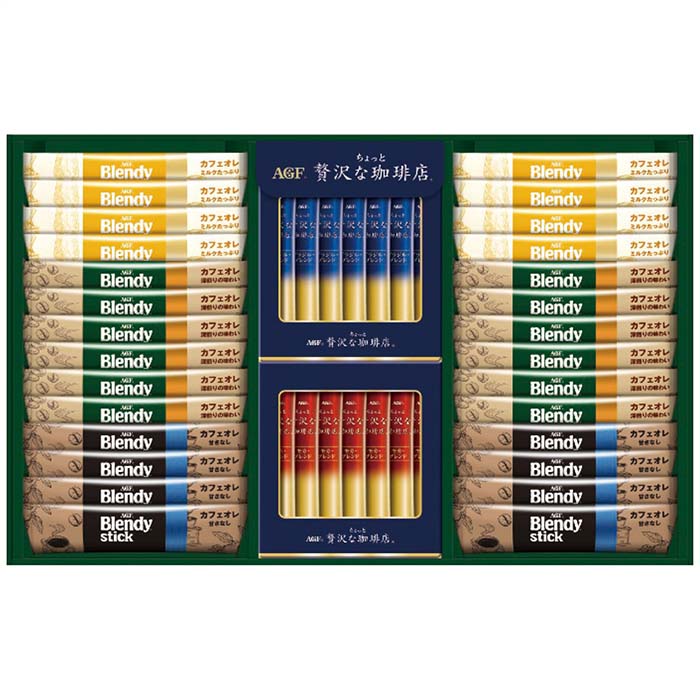 (LINEクーポン有)味の素AGF BZT-30A スティックカフェオレ＆ブラックアソートギフト お歳暮 ギフト AGF (のし包装無料対応可) (代引不可)