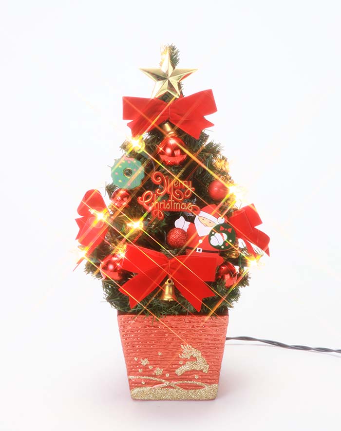 フローレックス XT-634 クリスマス 30cm陶器ツリー FLOREX (代引不可)