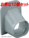 (LINE新規友だち限定クーポン配布中)因幡電工 スリムダクトLD シーリングキャップ LDP-70-G グレー (10個セット)
