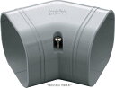 (LINE新規友だち限定クーポン配布中)因幡電工 スリムダクトSD スリムコーナー平面45°SKF-66-G グレー