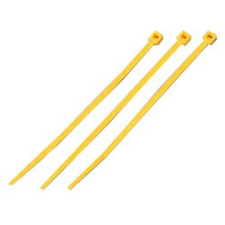 (LINEクーポン有)マーベル MCT-100YW ケーブルタイ(カラー)黄