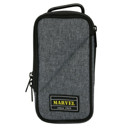 (LINEクーポン有)マーベル MDP-SP2 スマホポーチ 2段 グレー MARVEL