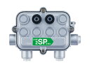 (LINE新規友だち限定クーポン配布中)(送料無料) マスプロ 2SPGTA2-B 屋外用双方向・VU 2分配器