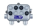 (5/10は抽選で100%P還元)(送料無料) マスプロ 4DCG17TA2-B 屋外用双方向・VU 4分岐器