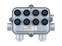 (LINE新規友だち限定クーポン配布中)(送料無料) マスプロ 8DCG24TA2-B 屋外用双方向・VU 8分岐器