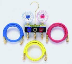 (2/15は抽選で100％P還元)タスコ TASCO TA120TH-2 サイトグラス付ゲージマニホールド