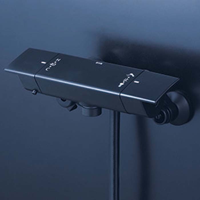 (2/15は抽選で100％P還元)(送料無料) KVK KF3050MB サーモスタット式シャワー・マットブラック(代引不可)