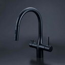 (LINE新規友だち限定クーポン配布中)(送料無料) KVK KM6091DSCECM5 ビルトイン浄水器用シングルシャワー付混合栓(センサー) 電池 マットブ...