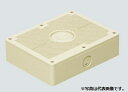 (LINEクーポン有)未来工業 PVR-EV2FJ 露出スイッチボックス (取付自在蓋) ベージュ