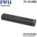 (5/10は抽選で100％P還元)リコー FI-IX100B ScanSnap iX100 ブラック モバイルモデル スキャンスナップ スキャナー RICOH(FI-IX100Aの後継品)