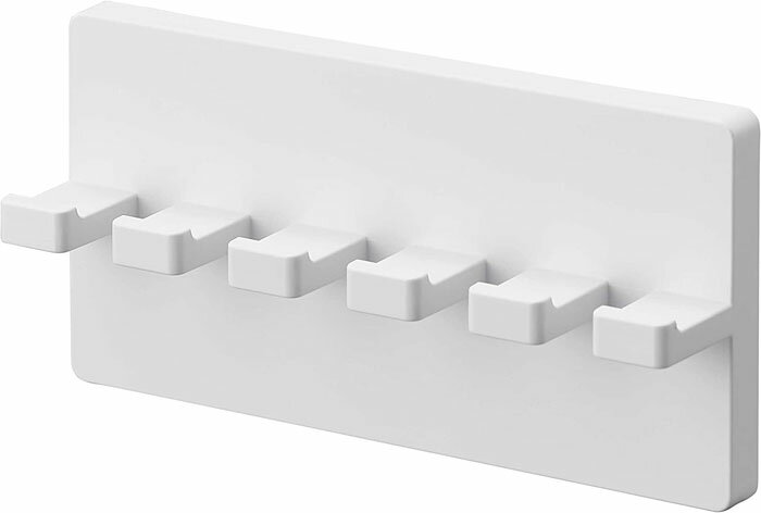 (LINEクーポン有)山崎実業 5960 フィルムフック 歯ブラシホルダー 5連 MIST ミスト 収納 シンプル ホワ..