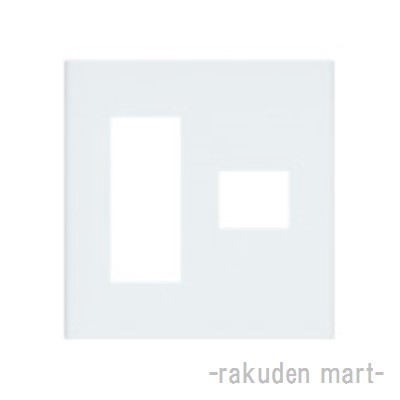 (10/5は抽選で100％P還元)パナソニック WTF8774W (10個セット) コスモシリーズワイド21 簡易耐火用コンセントプレート 4コ用