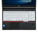 (LINEクーポン有)サンワサプライ FA-NLIFEA2W ノート用キーボードカバー(富士通LIFEBOOKAシリーズ用)
