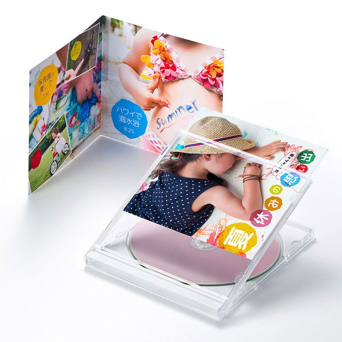 (LINEクーポン有)サンワサプライ JP-INDGK2N フォト光沢CD・DVDケースカード(見開き)