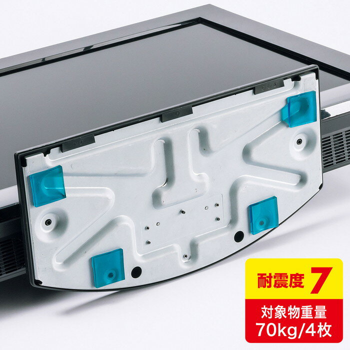 (LINEクーポン有)サンワサプライ QL-69 耐震接着ゴム・エコ(エコノミータイプ・中)