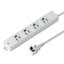 (5/1は抽選で100%P還元)サンワサプライ TAP-KE4L-1 工事物件タップ(4個口・1m)