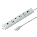 (5/1は抽選で100%P還元)サンワサプライ TAP-KE6-5 工事物件タップ(6個口・5m)