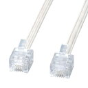 (LINEクーポン有)サンワサプライ TEL-E4-7N2 エコロジー電話ケーブル