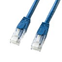 (5/1は抽選で100%P還元)サンワサプライ KB-T6TS-03BLN つめ折れ防止カテゴリ6LANケーブル