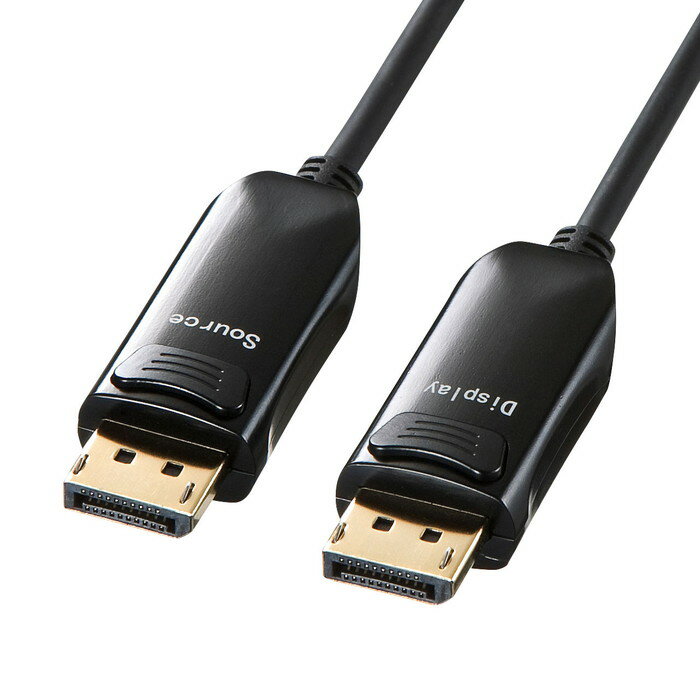 Printer Covers - (LINEクーポン有)サンワサプライ KC-DPFB150 DIsplayPort光ファイバケーブル15m