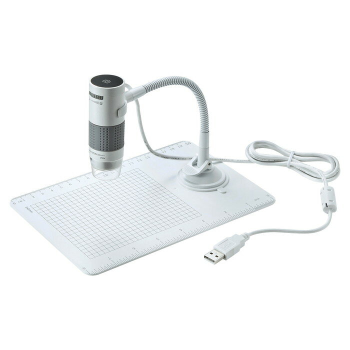 (LINEクーポン有)サンワサプライ LPE-07W USB顕微鏡