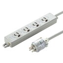 (LINEクーポン有)サンワサプライ TAP-HPM4-5W 医用接地プラグ付き電源タップ