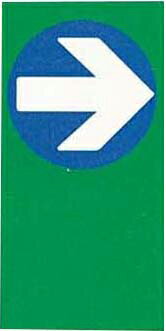 (LINEクーポン有)(代引不可)山崎産業 YO-45L-OP-1-M89 Sマルチポップサイン レギュラー面板 右矢印マーク (法人限定)