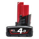 (LINEクーポン有)ミルウォーキー M12-B4-JP M12(TM) 4.0AH バッテリー MILWAUKEE