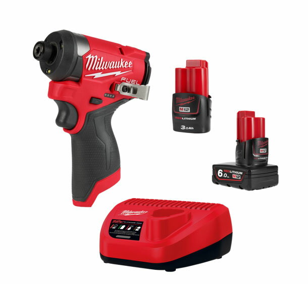 (LINEクーポン有)ミルウォーキー M12-FID2-632X-JP M12 FUEL(TM) インパクトドライバー 6.0AH&3.0AH キ..