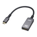 (5/5は抽選で100%P還元)(送料無料) サンワサプライ AD-ALCHDR03 USB Type C-HDMI変換アダプタ(8K/60Hz/HDR対応) ...
