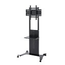 (LINE新規友だち限定クーポン配布中)サンワサプライ CR-PL34BK 32〜65インチ対応 液晶ディスプレイスタンド SANWASUPPLY (法人限定)