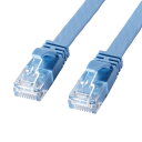 (5/1は抽選で100%P還元)(送料無料) サンワサプライ KB-FL6AL-30BL カテゴリ6AフラットLANケーブル SANWASUPPLY