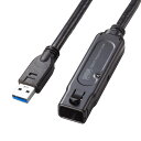 (6/5は抽選で100%P還元)(送料無料) サンワサプライ KB-USB-RLK310 USB3.2アクティブリピーターケーブル10m(抜け止めロック機構付き) SANWASUPPLY(2)