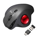 (LINEクーポン有)(送料無料) サンワサプライ MA-WTB185BK ワイヤレストラックボール(静音・5ボタン・親指操作タイプ) SANWASUPPLY