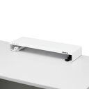 (LINE新規友だち限定クーポン配布中)(送料無料) サンワサプライ MR-LC202WN 電源タップ+USBポート付き机上ラック(W600×D200 ホワイト...