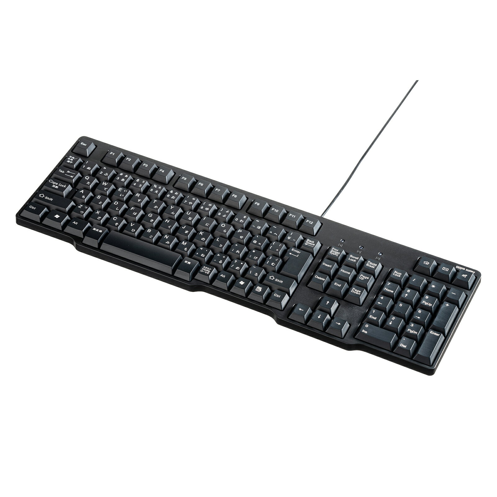 (最大400円引クーポン有)サンワサプライ SKB-L1BKN PS/2キーボード SANWASUPPLY