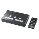 (5/10は抽選で100%P還元)(送料無料) サンワサプライ SW-UHD41UVC 4入力1出力HDMIスイッチャー(4K対応/画面分割/キャプチャ機能付き...