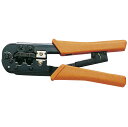 (5/10は抽選で100%P還元)(送料無料) サンワサプライ HT-568R かしめ工具(ラチェット付き) SANWASUPPLY