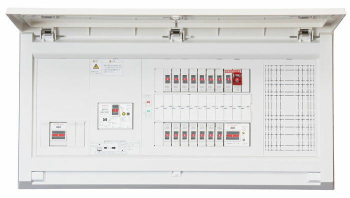 (6/5は抽選で100％P還元)テンパール工業 MAG310181IT2B4NP 発電システム対応住宅盤 扉付 100A 18
