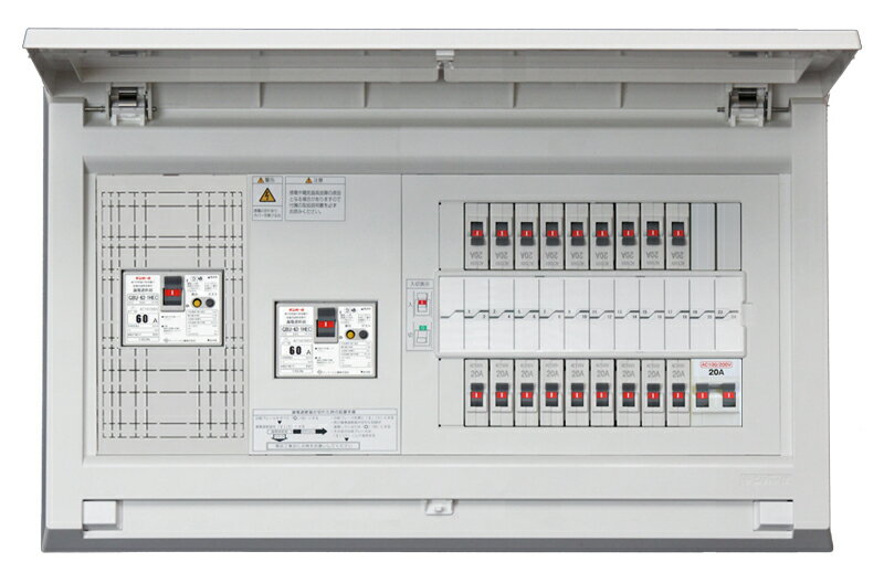 (LINEクーポン有)テンパール工業 MAG36122T2FC2 発電システム対応住宅盤 扉付 60A 12+2