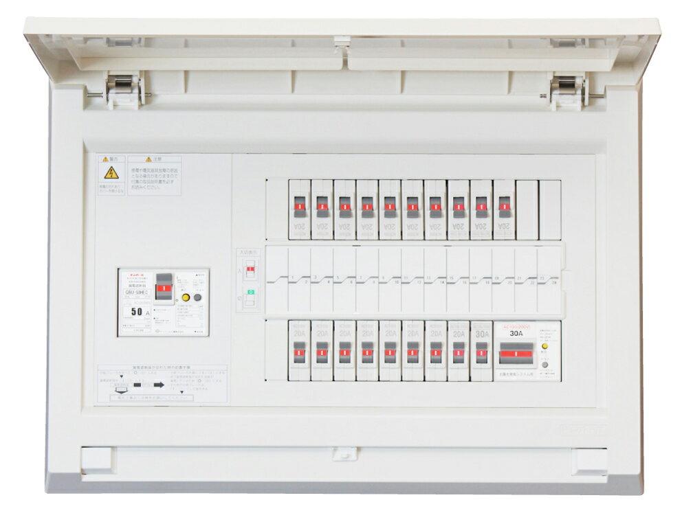 (5/25は抽選で100％P還元)テンパール工業 MAG36182IT2A3 発電システム対応住宅盤 扉付 60A 18+2