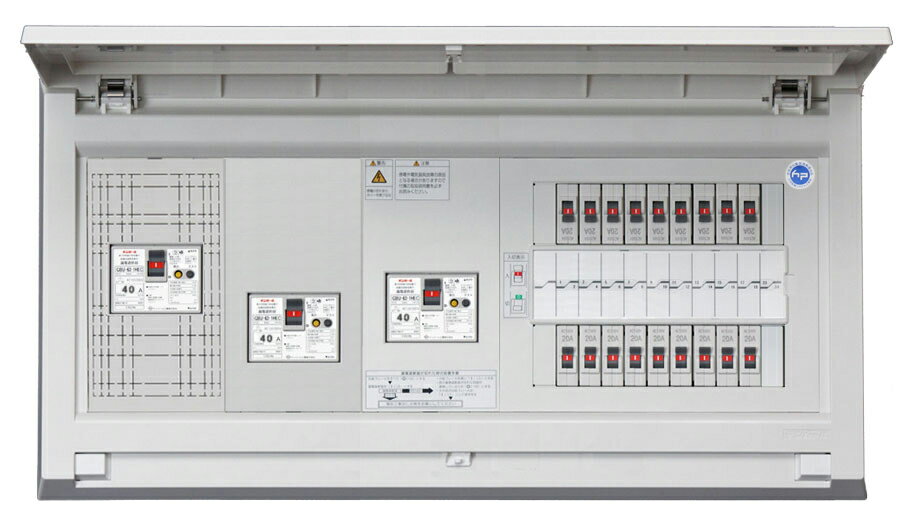 (LINEクーポン有)テンパール工業 MAG36222T22L 発電システム対応住宅盤 扉付 60A22+2