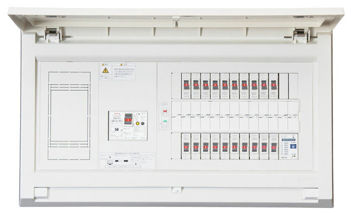 (LINEクーポン有)テンパール工業 MALG35122PC4 機能付住宅用分電盤 扉付 リミッタースペース付 50A 12+2