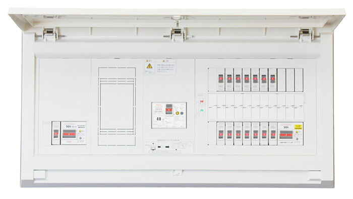 (LINEクーポン有)テンパール工業 MALG36263IT2B2E4 発電システム対応住宅盤 扉付 リミッタースペース付 60A 26+3