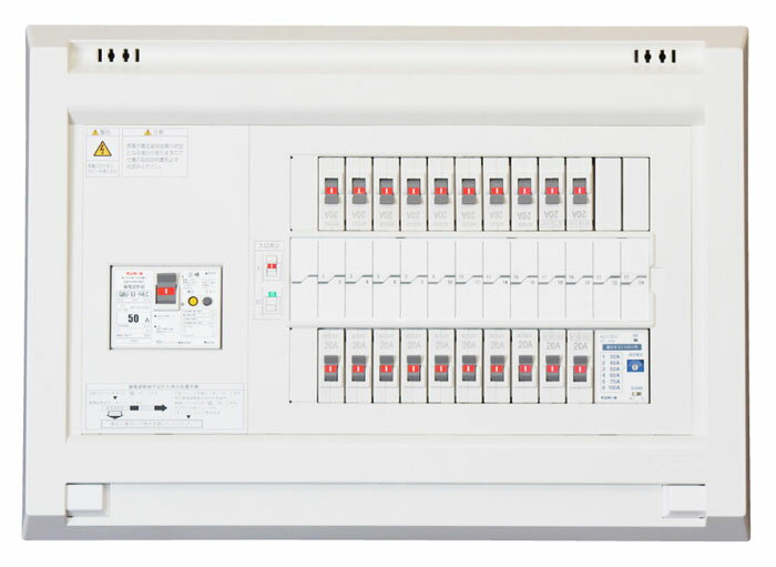 (6/5は抽選で100％P還元)テンパール工業 YAG36162PC4 機能付住宅用分電盤 扉無し リミッタースペース無し 60A 16+2