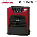 (最大400円オフクーポン配布中+5/5は抽選で100％P還元)トヨトミ LC-SHB40N-R 石油ファンヒーター ディープレッド ハイブリット暖房+人感センサー TOYOTOMIの商品画像