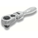 (LINEクーポン有)TONE RH3FHS ショート首振ラチェットハンドル 歯数72枚 差込角9.5mm 全長110mm トネ