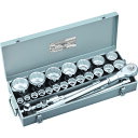 (LINEクーポン有)TONE 230M ソケットレンチセット 差込角19.0mm 26点セット トネ