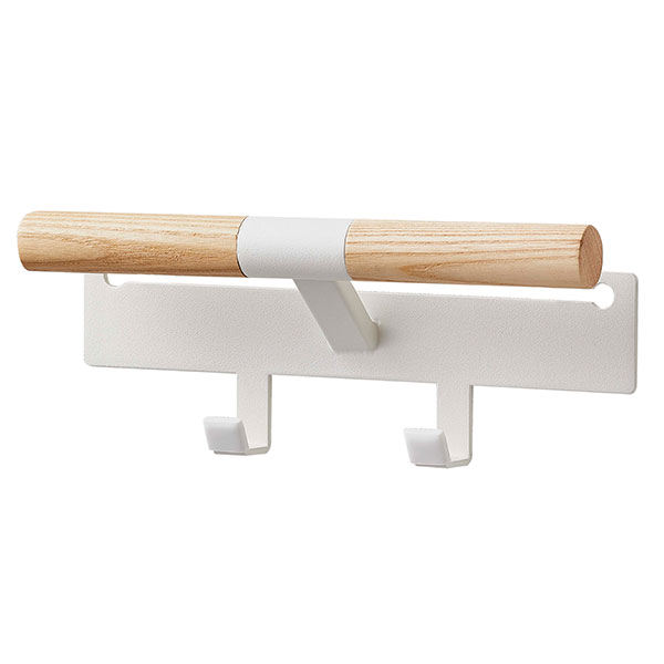 山崎実業 リン カラーボックス横 ランドセル&リュックハンガー ナチュラル 5319 | RIN ランドセルラック ランドセルハンガー ランドセル ハンガー カラーボックス 収納 壁掛け おしゃれ シンプル [2]