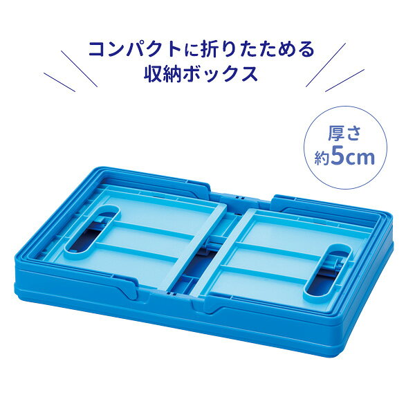 収納バスケット 折りたたみ収納ボックス 選べるキャラクター柄 | 子ども用 キッズ収納 子供 おもちゃ 片付け 取っ手付き 収納かご カゴ 絵本 おもちゃ箱 [2]